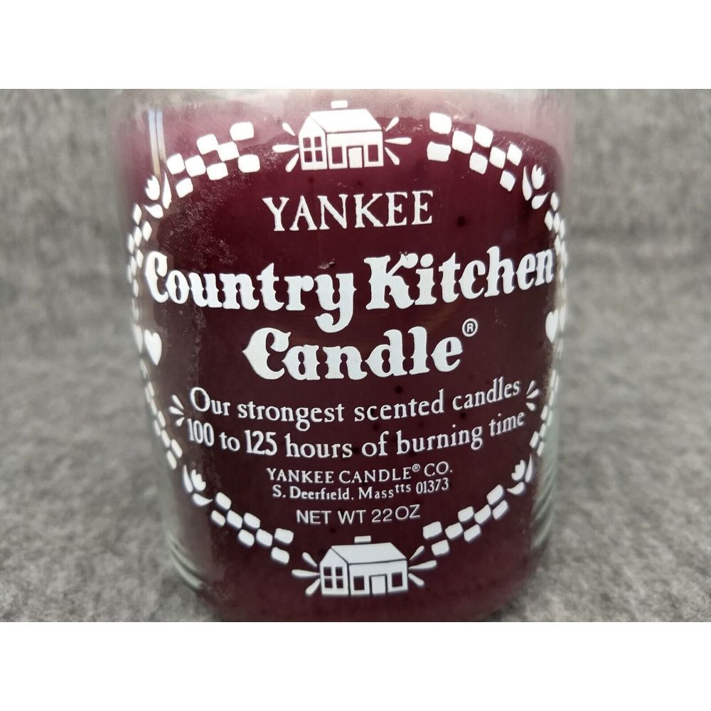 Yankee Candle Country Kitchen Retired Lilac 22oz‎ Classic Jar VTG 80s NOS NEW - Picture 7 of 16